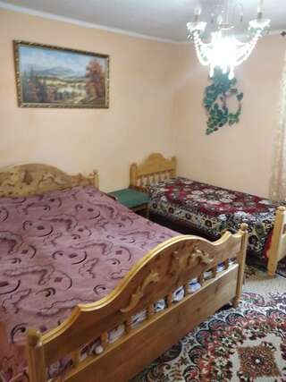 Лоджи Guest House Pid Lypamy Микуличин Двухместный номер с двуспальной кроватью и дополнительной кроватью-2